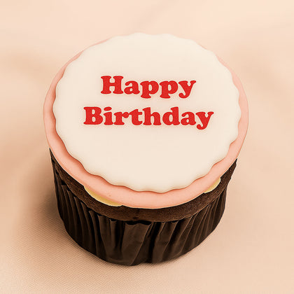 كب كيك أجواء عيد ميلاد | نكهة الشوكولاته | 6 قطع