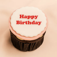 Birthday Vibes Cupcake Set | Chocolate | 6 Pieces 