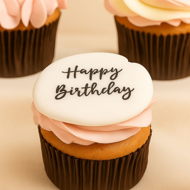 Blissful Birthday Cupcake Set