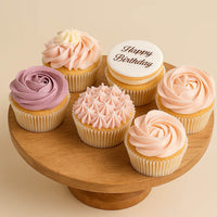 Yummy Vanilla Birthday Cupcakes