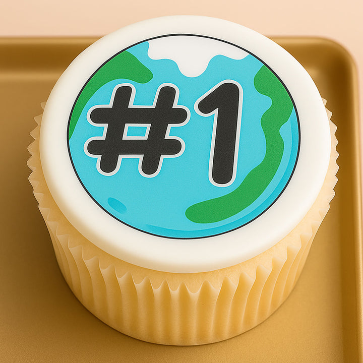 Best Dad in The World Cupcake Set