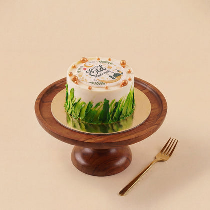 Eid Mubarak Flowers & Vanilla Mini Cake Set