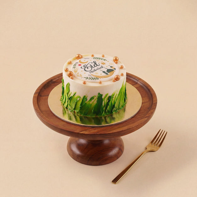 Eid Mubarak Flowers & Vanilla Mini Cake Set