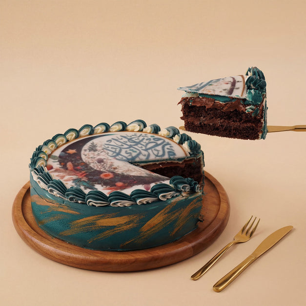 Eid Joy Set | Chocolate Cake & Flower Vase