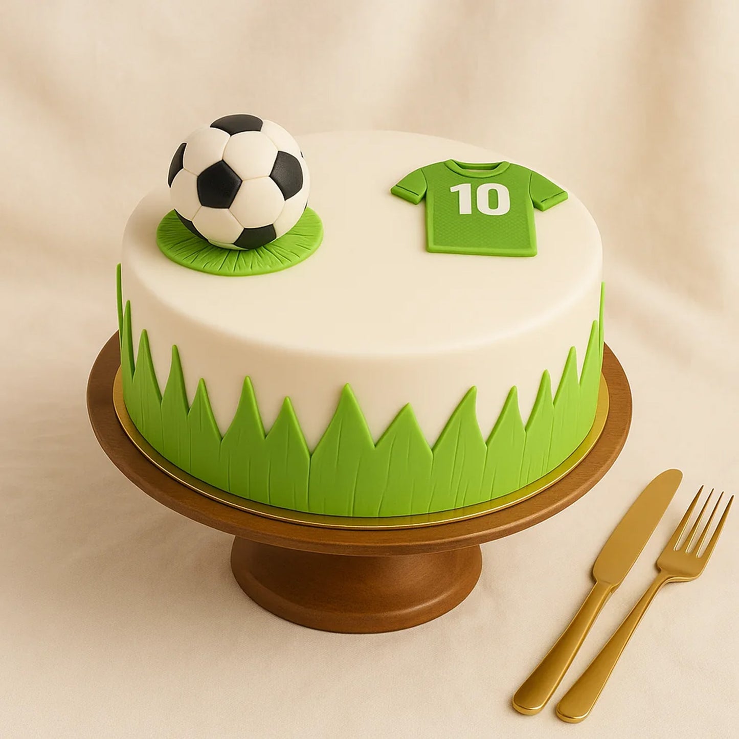 Football Theme Kids Cake