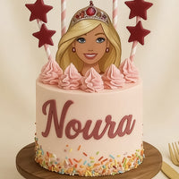 Princess Barbie Personalized Cake
