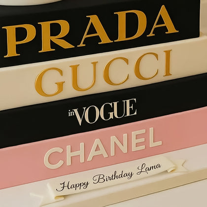 Trendy Lady's Birthday Cake