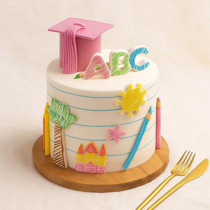 The Little Scholar Celebration Cake