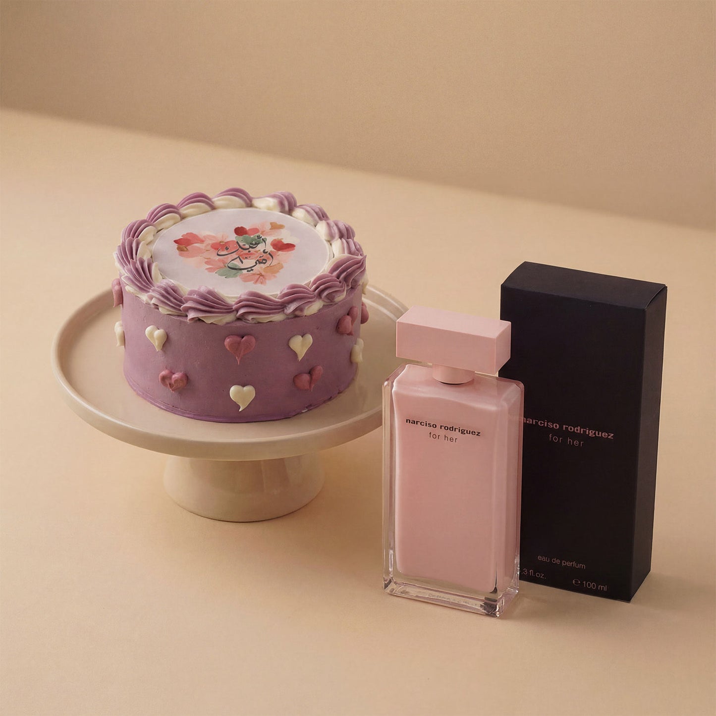 Narciso Rodriguez Perfume for Her with Mini Cake