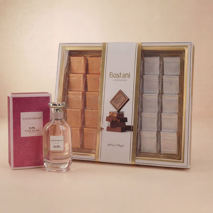 Coach Dreams Women Perfume with Bostani Chocolate