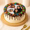 M&M's Birthday Photo Cake