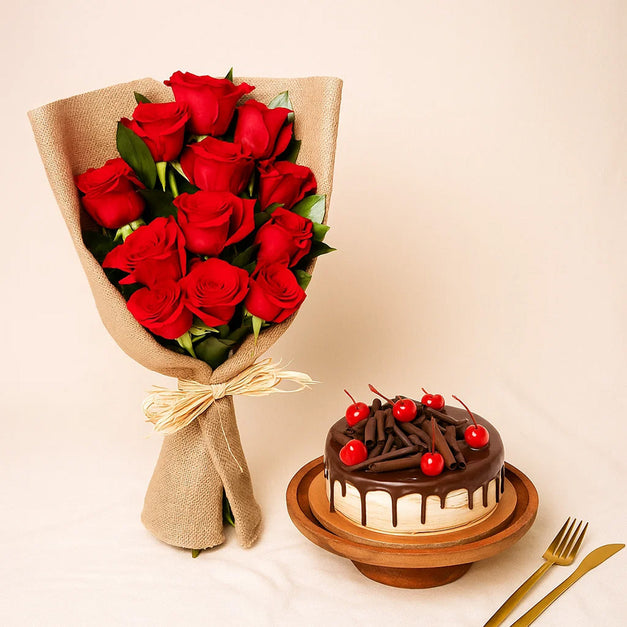 Delicate Cherry Black Forest Cake