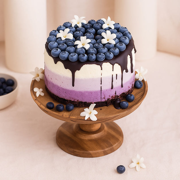 Blueberry Layers Tempting Cake 