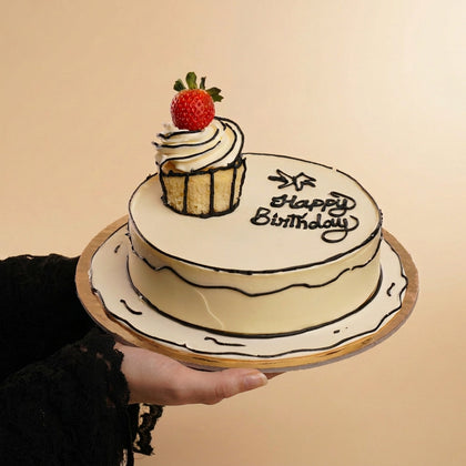 كيكة عيد الميلاد ثري دي كب كيك