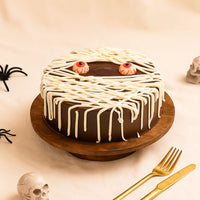 Peek A Booooh Halloween Chocolate Cake