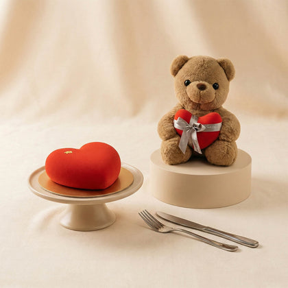 قلب أحمر مفعم بالحب