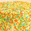 Vanilla Confetti Colorful Cake