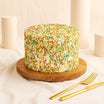 Vanilla Confetti Colorful Cake