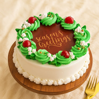 New Year's Vanilla Cake