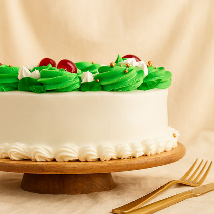 New Year's Vanilla Cake