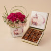 Eid Mubarak Pink Roses & Chocolate Box