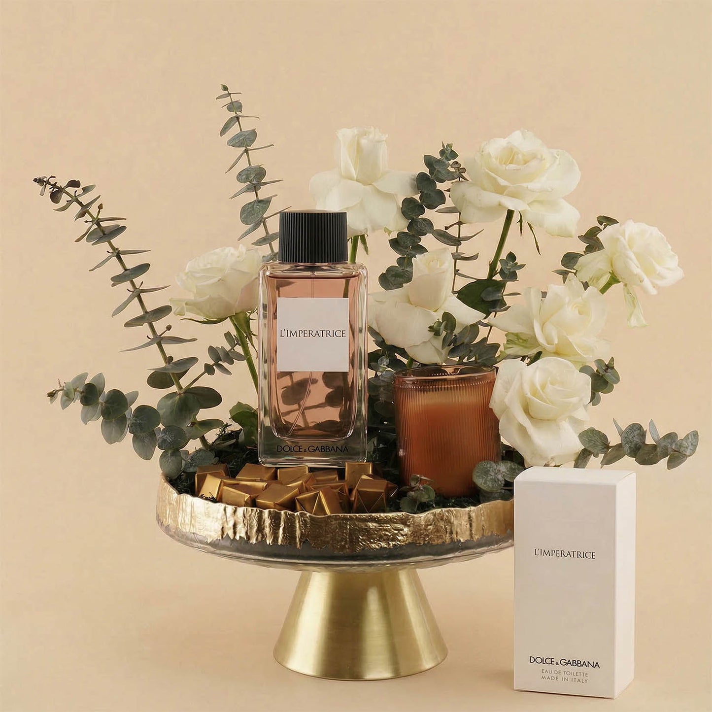 White Roses with Dolce & Gabbana 3 L'Imperatrice for Women
