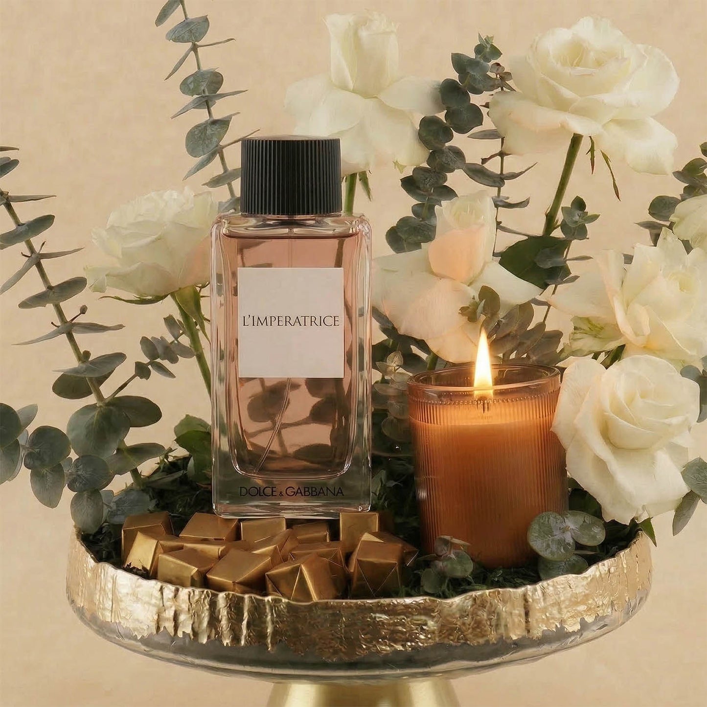 White Roses with Dolce & Gabbana 3 L'Imperatrice for Women