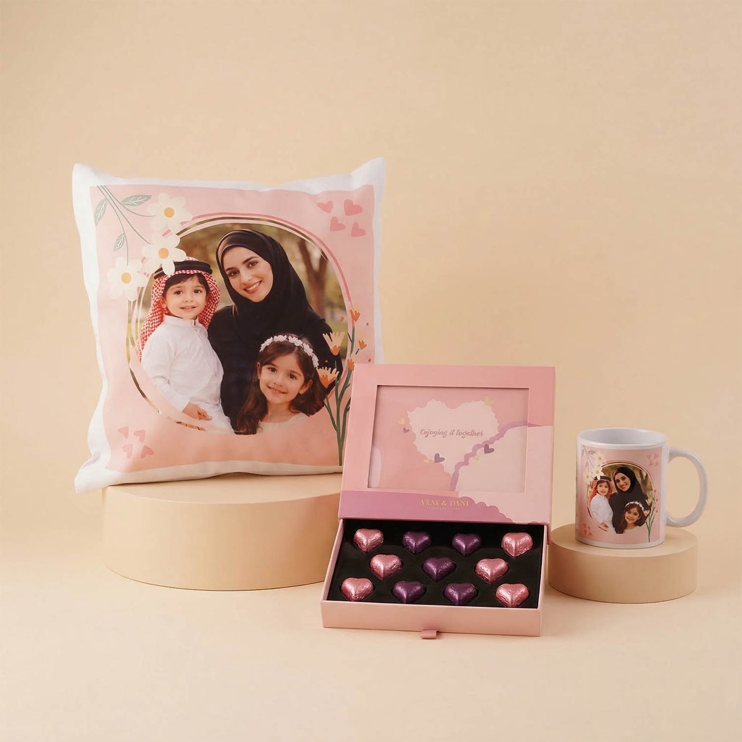 AANI & DANI Hearts Chocolate with Mom's Gift Set