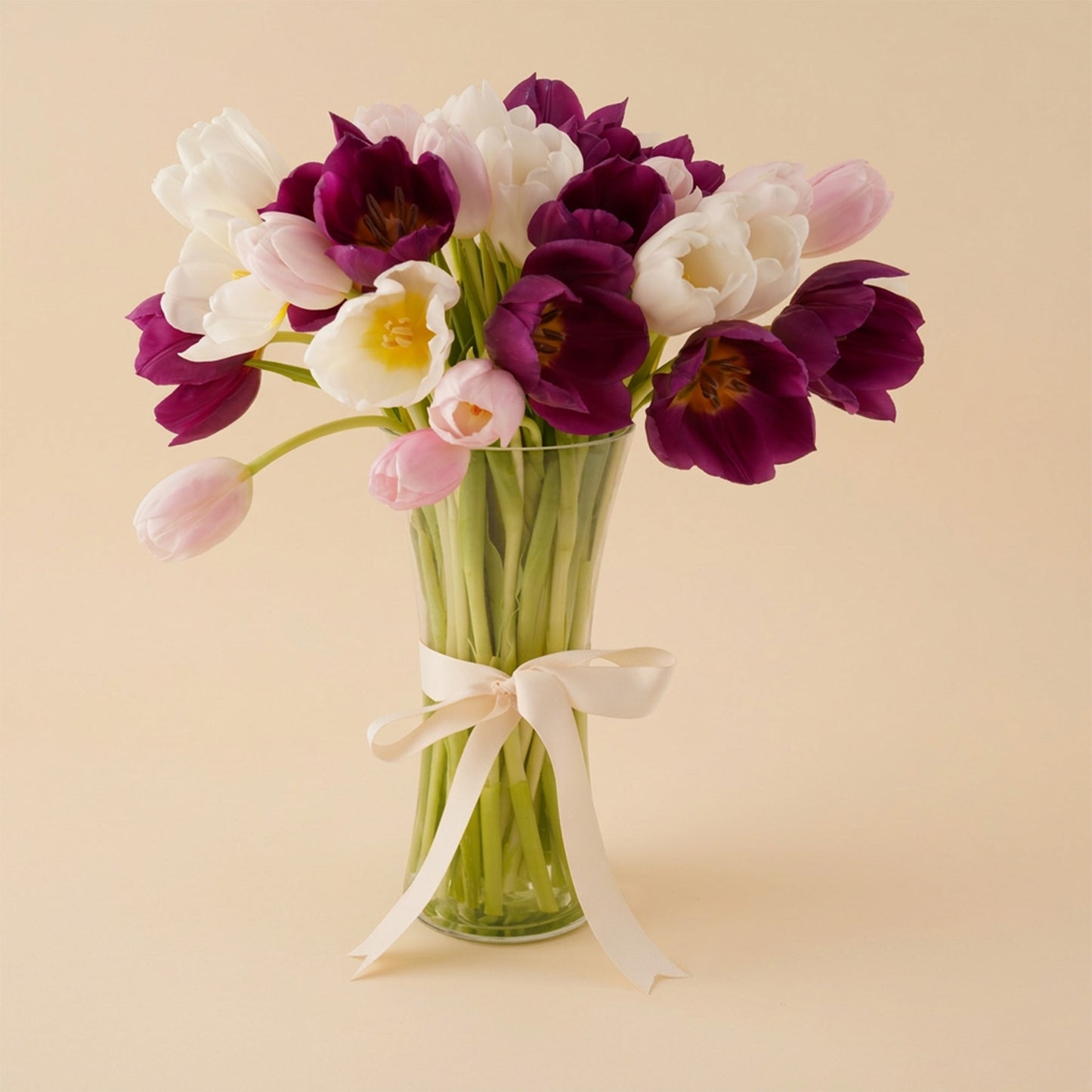 Painted Skies Tulip Flower Vase 