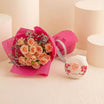 Bostani Chocolate Rose Box n Flower Bouquet 