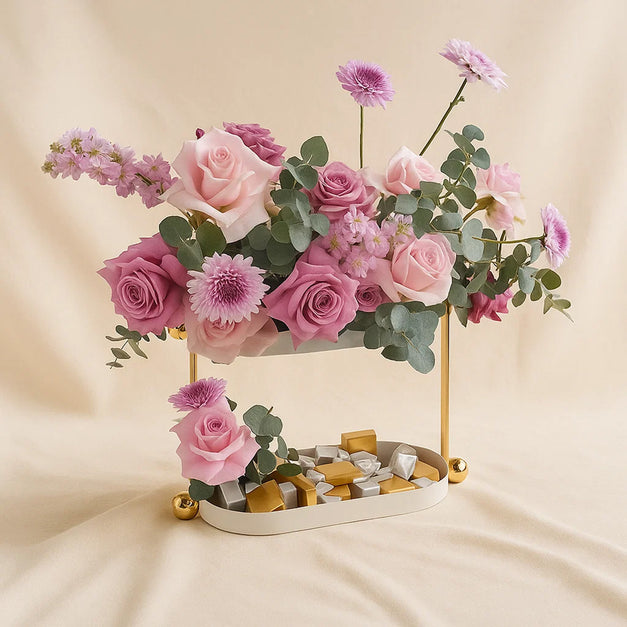 Purple Symphony Flower n Chocolates