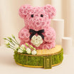 Pink Hug Bear With Chocolates 