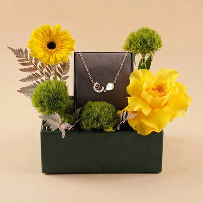 Yellow Flowers & Cerruti Bracelet for Her