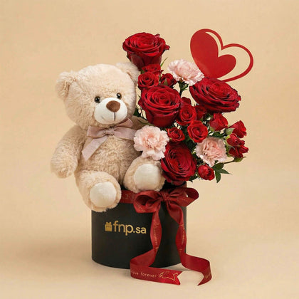 بوكس حب ودلال | ورد احمر ودبدوب