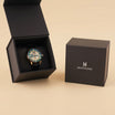Montignac Elegant Black Mesh Bracelet Watch For Him