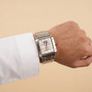 Montignac Elegant Black Mesh Bracelet Watch For Him