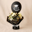 Graduation Flower Combo | White Roses n Balloon