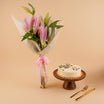 Pink Lilies Flower  Bouquet