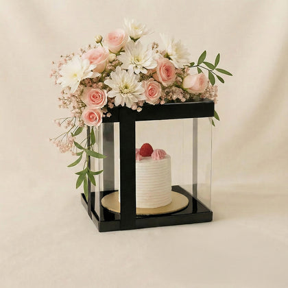 ستاند ورد بينك مع كيك فاخر