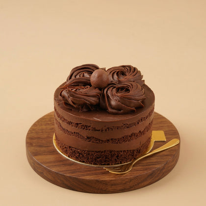 كومبو كيك وورد احمر راقي