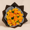 Graduation Gift Cakes With Yellow Flowers Bouquet