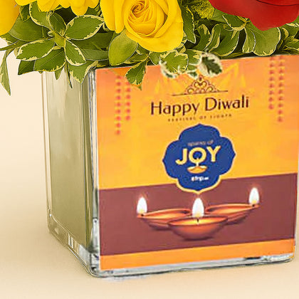 Sparks of Joy Diwali Flower Arrangement n Nuts
