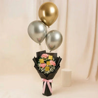 Pink Carnation Bouquet Surprise