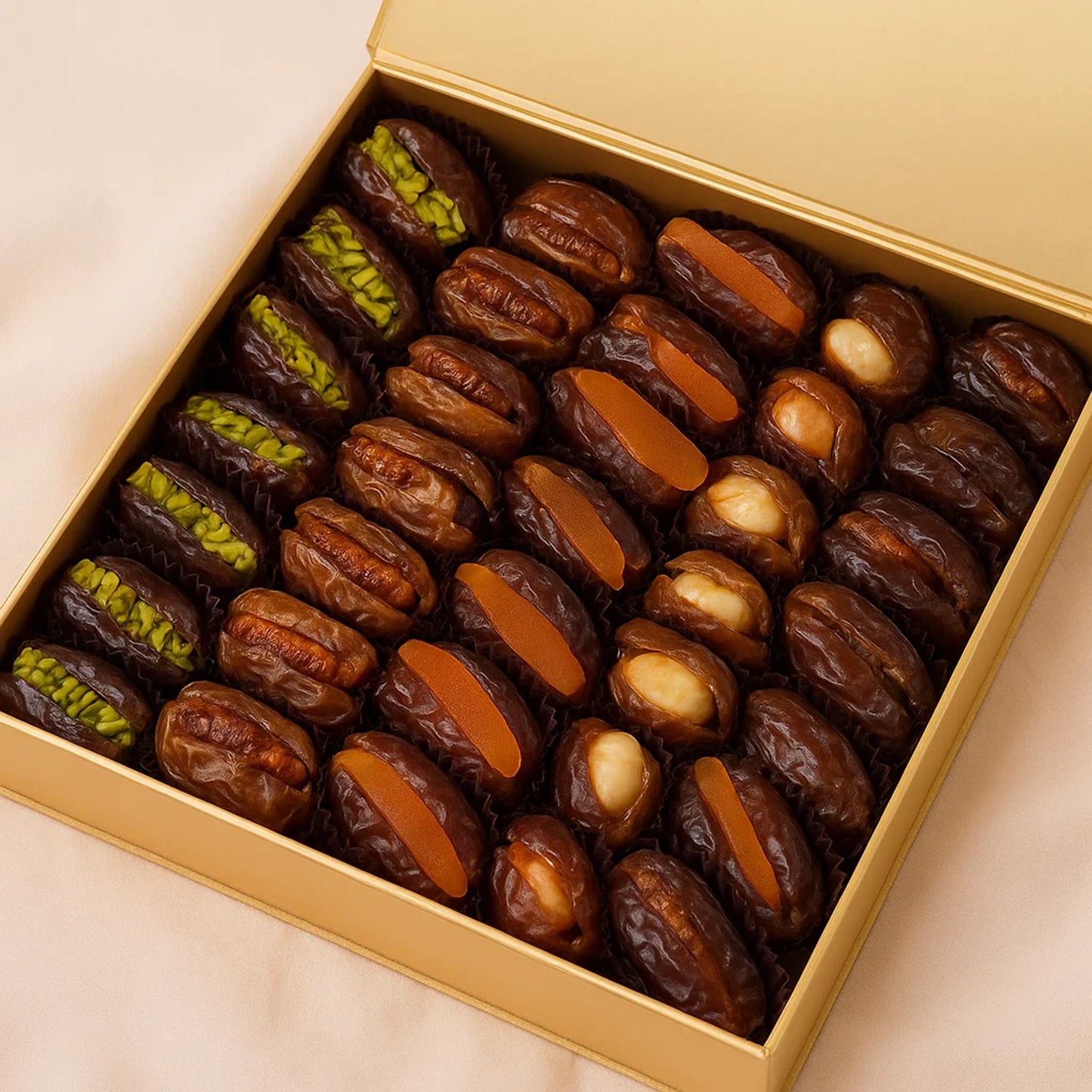 Flowers Patterned Vase With Bateel Palm Set