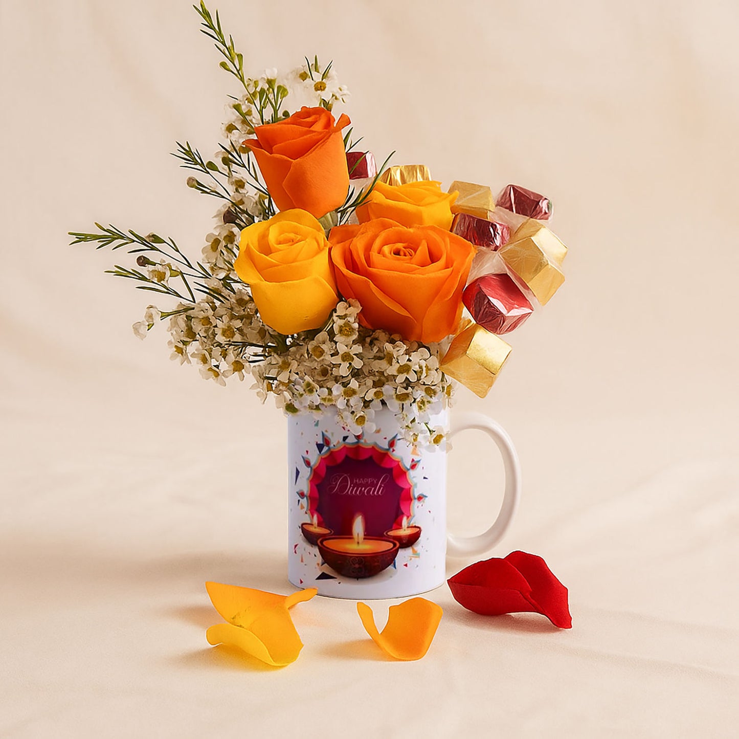 مج ورد و شوكولاتة ديوالي