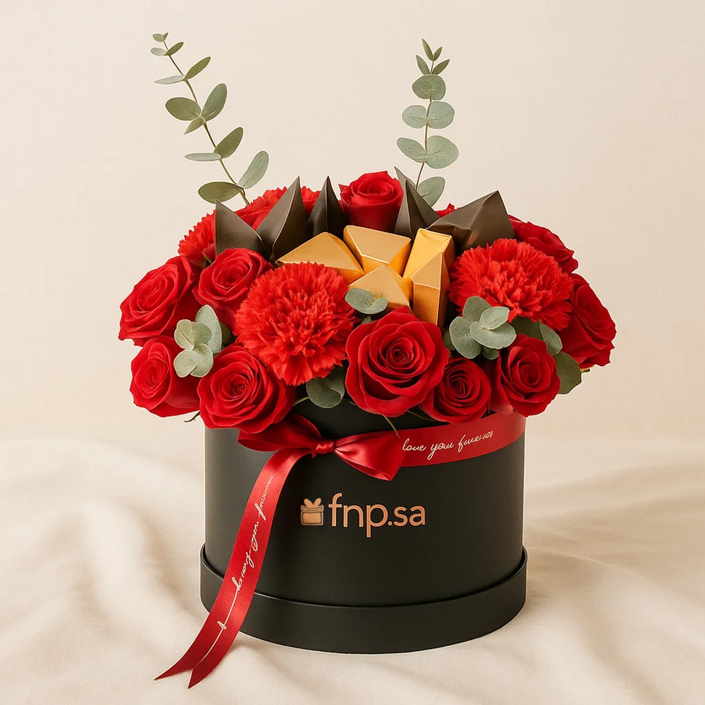 Love Double Dose  | 2 Red Rose Boxes n Chocolates 