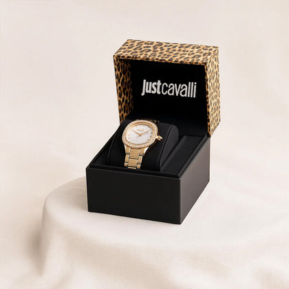 JUST CAVALLI Golden Women's Watch n Bouquet