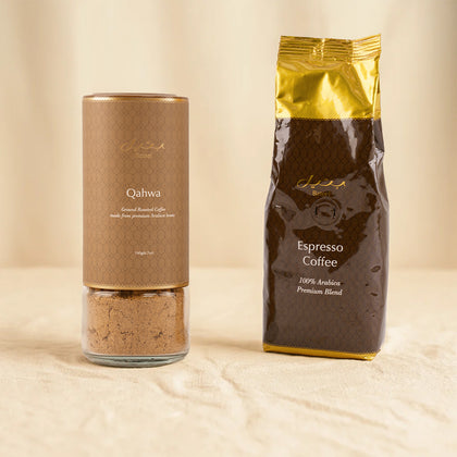 سلة ورد و هدايا اسبريسو من بتيل