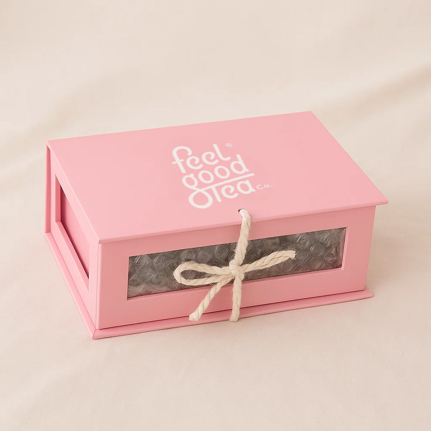 Pink Hydrangea n Feel Good Tea Combo