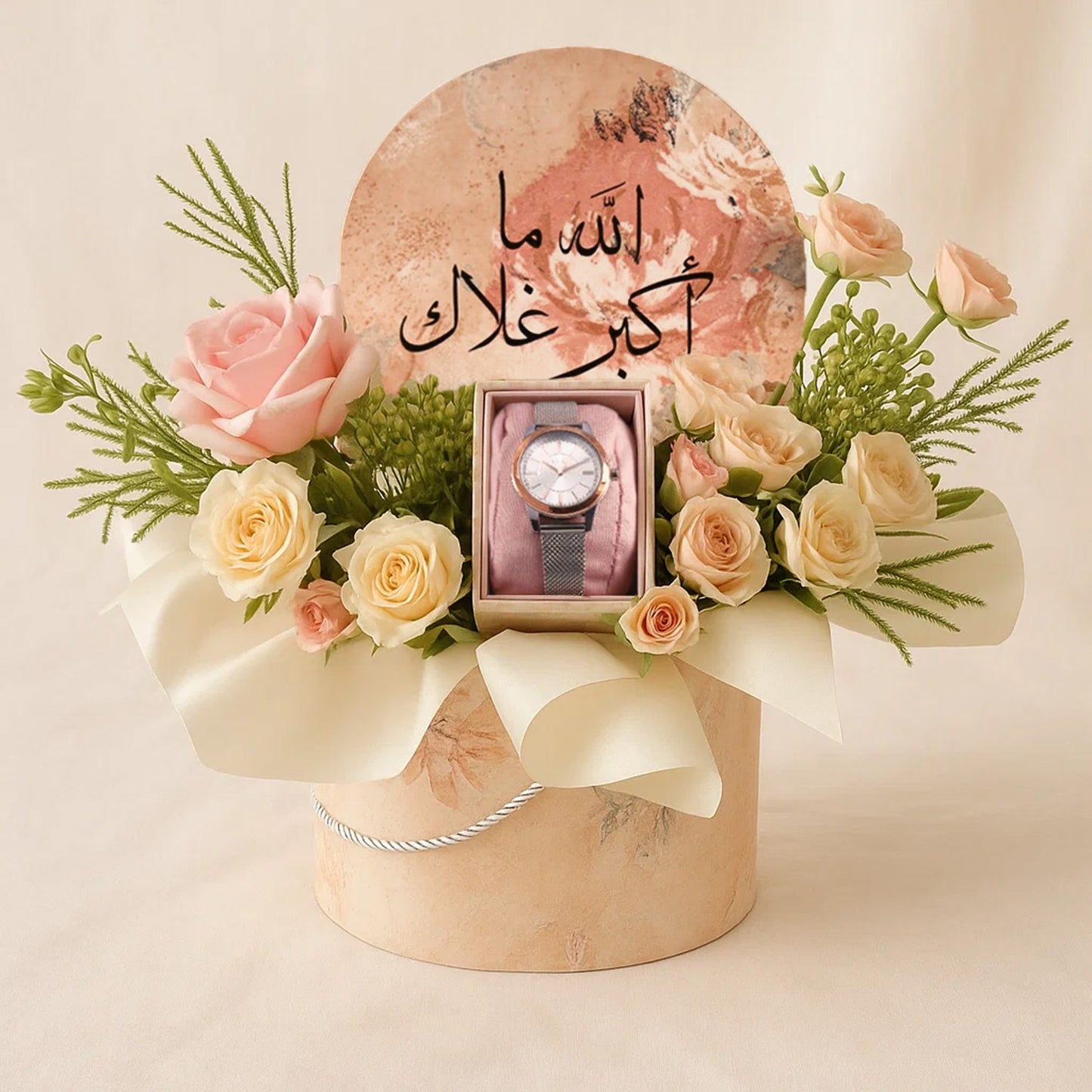 ساعة يد نسائية إسبريت مع بوكس ورود